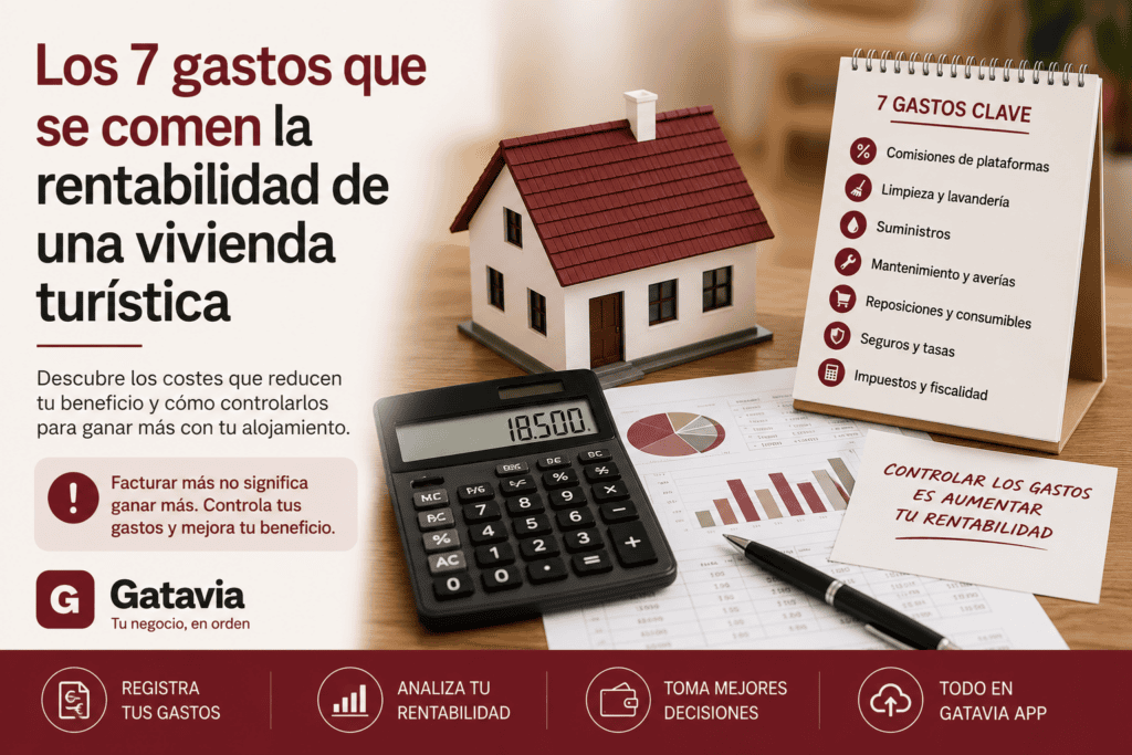 7 gastos que reducen la rentabilidad de una vivienda turística