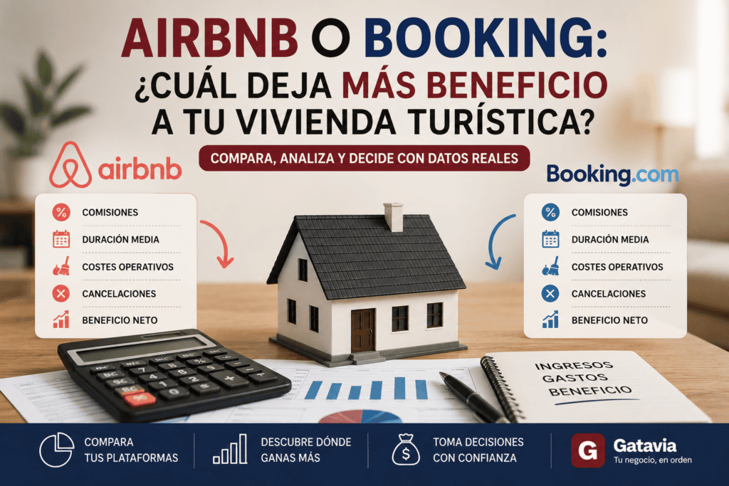 Airbnb o Booking: cuál deja más beneficio a una vivienda turística