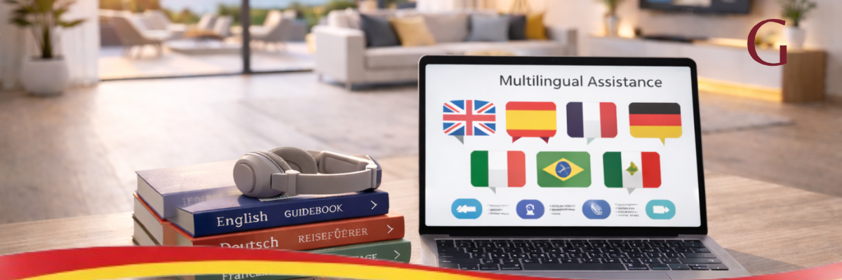 Atención multilingüe y comunicación profesional con huéspedes internacionales en vivienda turística en España