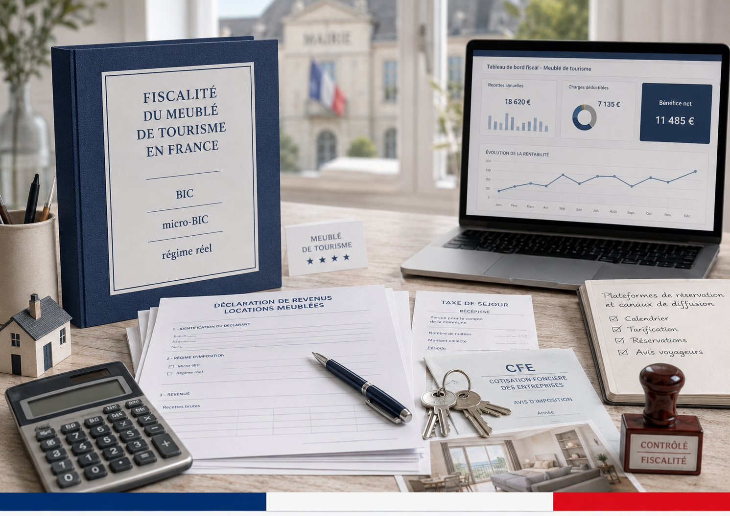 Fiscalidad del alquiler turístico en Francia