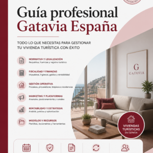 Portada de la Guía profesional Gatavia España para viviendas turísticas