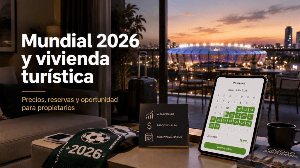 Mundial 2026 y vivienda turística: cómo Airbnb dispara precios y reservas