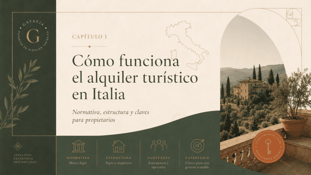 Cómo funciona el alquiler turístico en Italia